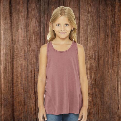 8800Y Youth Flowy Racerback Tank Thumbnail